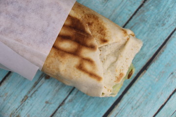 Sandwich shawarma poulet