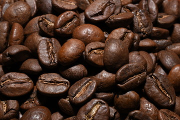 Macro Coffee Beans