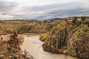 The Tagus river in Toledo