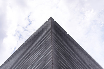 Fototapeta na wymiar low angle view of skyscrapers in Taipei, Taiwan