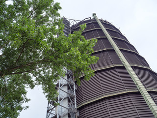 Oberhausen und das Ruhrgebiet von oben