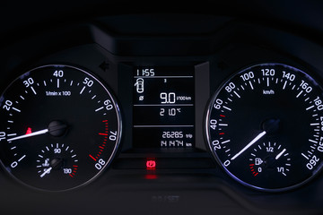 Car instrument panel