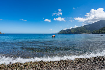  Scotts Head and dugout boats Views around the caribbean island of Dominica West indies