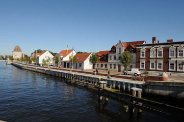 Seebad Ueckermünde neues Bollwerk am Stadthafen