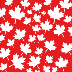 Maple leaf of canada background design