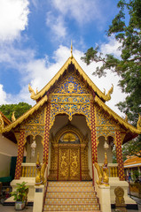 Chiangmai temple in Thailand