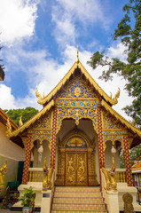 Chiangmai temple in Thailand