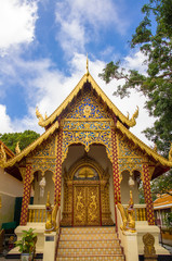 Chiangmai temple in Thailand