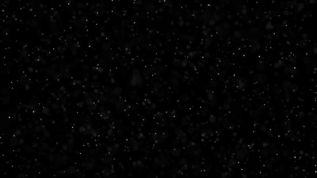Flickering Particles, random motion of particles.On beatiful relaxing Background. Glittering Particles With Bokeh