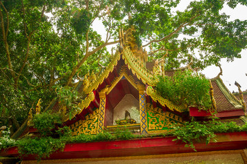 thailand stylized roof ,chiangmai