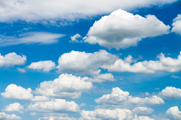 blue sky with clouds
