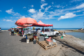  Roseau market -Views around the caribbean island of Dominica West indies