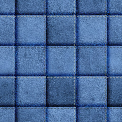 Fototapeta premium seamless leather patchwork background