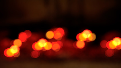 Abstract red blur bokeh background
