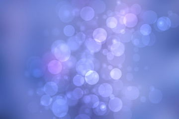 Abstract gradient of light blue pink pastel background texture with glowing circular bokeh lights. Beautiful colorful spring or summer backdrop.
