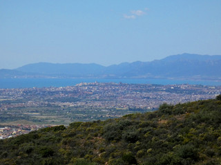 Fototapeta premium Paesaggio di Cagliari