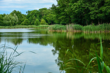 Fototapeta na wymiar Krajobraz z wodą