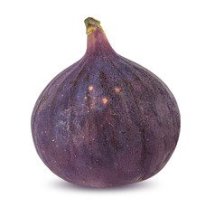 Fresh figs isolated on white background with clipping path