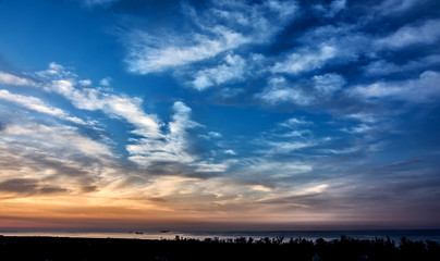 Obraz premium sky, sea, clouds, beauty, originality