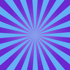 Violet radial retro background. Violet and turquoise abstract spiral, starburst. vector eps10