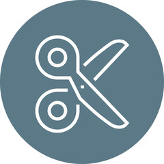 Scissors Cut Shears Outline Icon