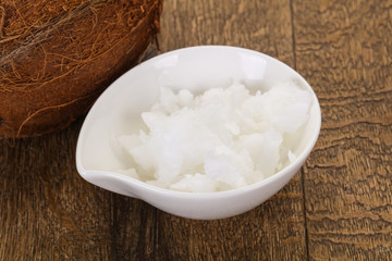 Dietary Coconut oil in the bowl