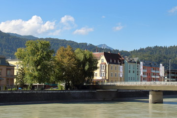 Buildings in Kufstein, Austria