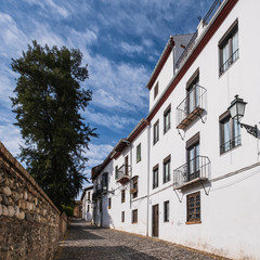 Fototapeta na wymiar Street in Granada, Andalusia, Spain
