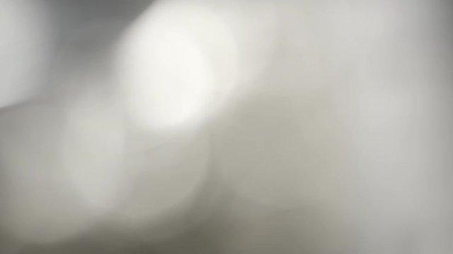 Abstract Motion Background. Black and White Bokeh, Circles, Flares. 4k