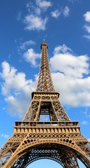 Obraz na płótnie Canvas Eiffel Tower in Paris France