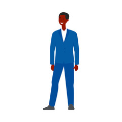 Choice or searching of employee flat vector illustration isolated on white.