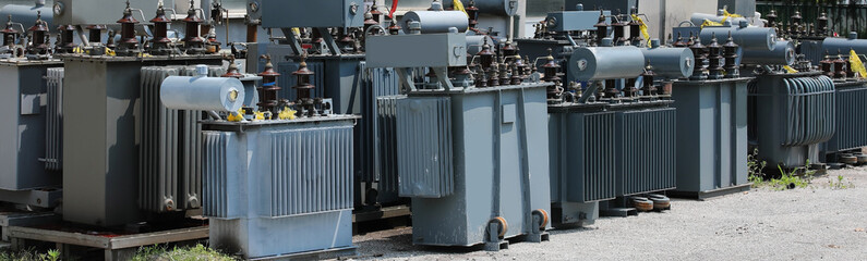 storage of old highly polluting electrical transformers before d