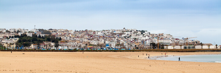 Fototapeta na wymiar Playa de Tánger, Marruecos