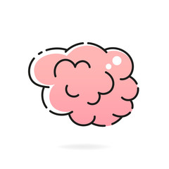 Left And Right Hemisphere Of Human Brain