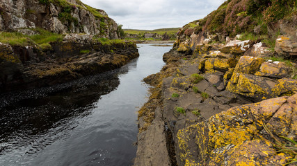 Obraz na płótnie Canvas Scotland has many miles of shoreline and they are all astonishing.