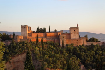 Fototapeta na wymiar Alhambra Palace in Spain