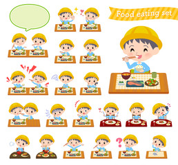 Nursery school boy_Meal