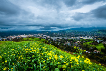 Thunderstorm over Mount Diablo
