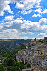 Fototapeta premium The old city of Ragusa in Italy
