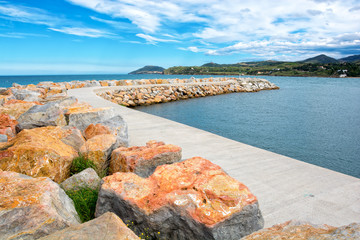Port Argeles-sur-Mer in Pyrenees-Orientales department, Languedoc-Roussillon region, France