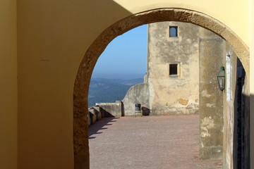 Fototapeta premium Palmela Castle in Setubal, Portugal