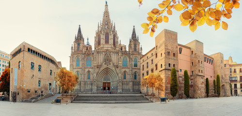 Gotic quarter of Barcelona - Powered by Adobe