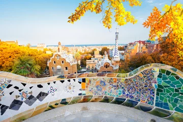 Fotobehang Barcelona park Guell, Barcelona  © neirfy