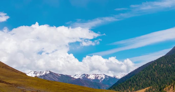 Natural scenery of Mosca, Danba County, Ganzi Prefecture, Sichuan province, China