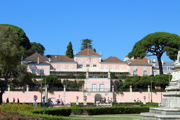 Fototapeta na wymiar Belem Palace in Lisbon, Portugal