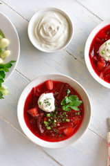  Beetroot soup, borscht