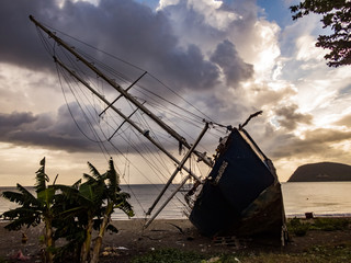  Views around the caribbean island of Dominica West indies