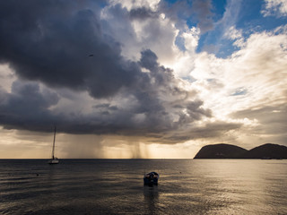  Views around the caribbean island of Dominica West indies