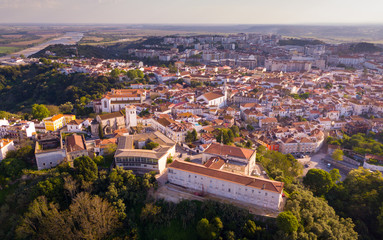 Santarem district with buildings and landscape, Portugal