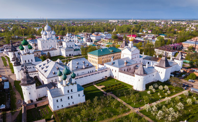 Aerial view of Rostov Kremlin